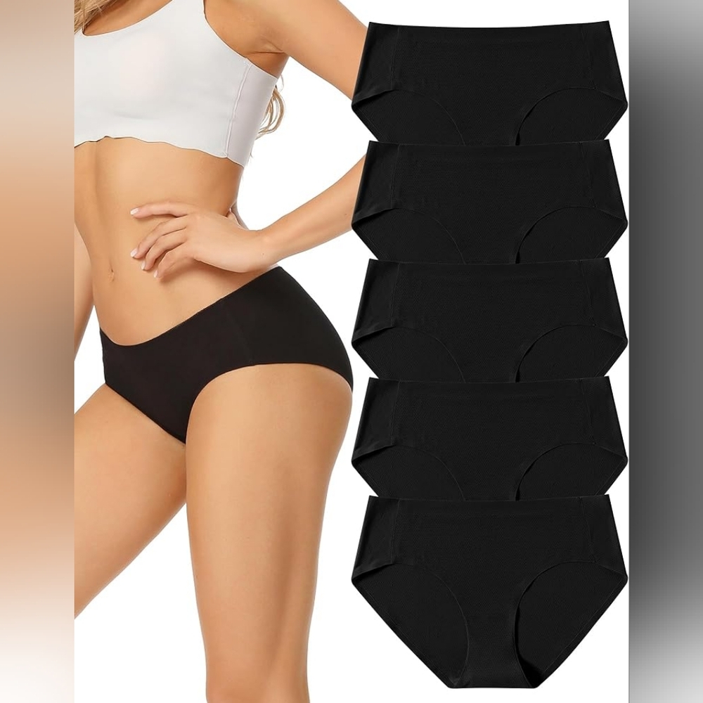 voenxe Women Seamless Hipster underwear small 5-Pack nwt